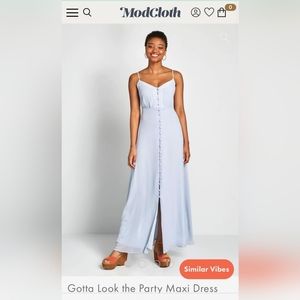 Light Blue Modcloth Maxidress